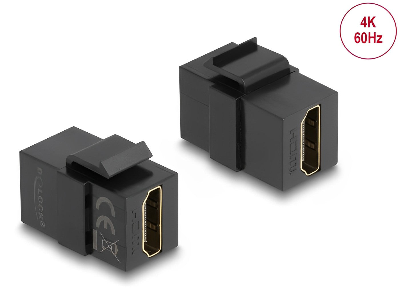 מתאם קיסטון HDMI 4K נ/נ - delock.israel
