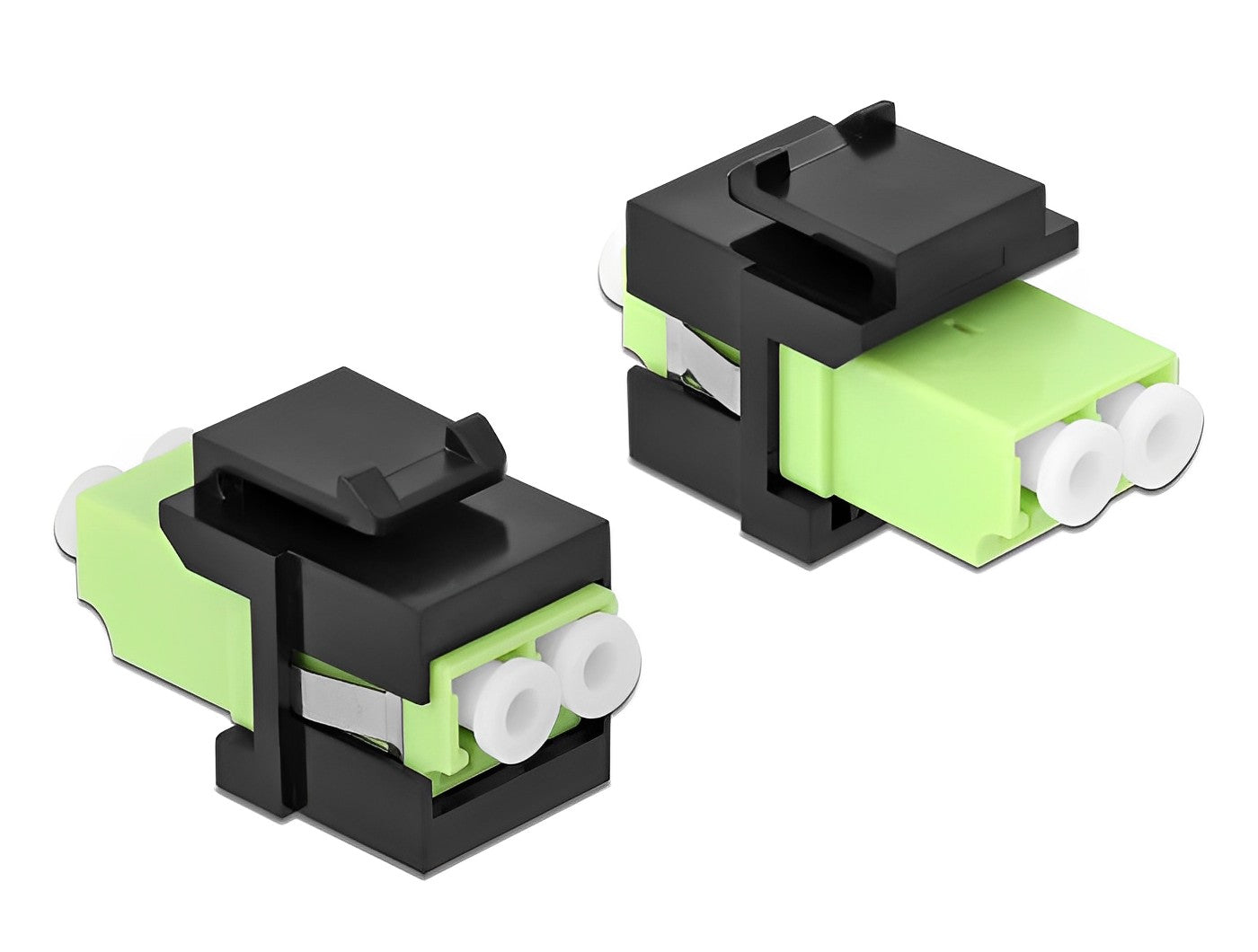 מתאם קיסטון אופטי מולטימוד LC Duplex נ/נ - delock.israel