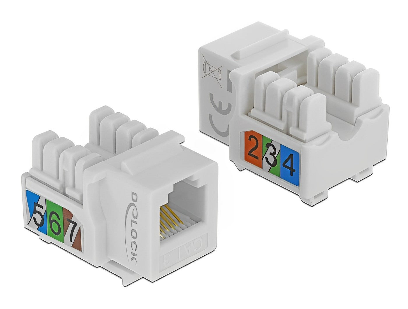 מתאם קיסטון לשקע RJ12 - delock.israel