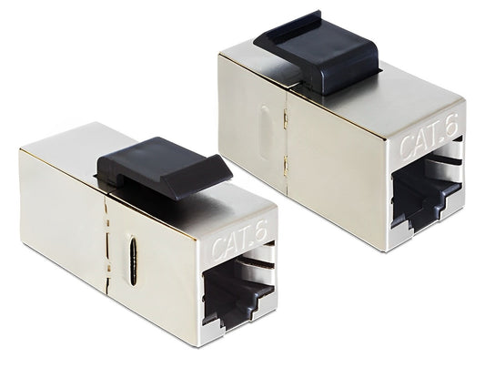 מתאם קיסטון מסוכך RJ45 Cat.6 STP נ/נ - delock.israel