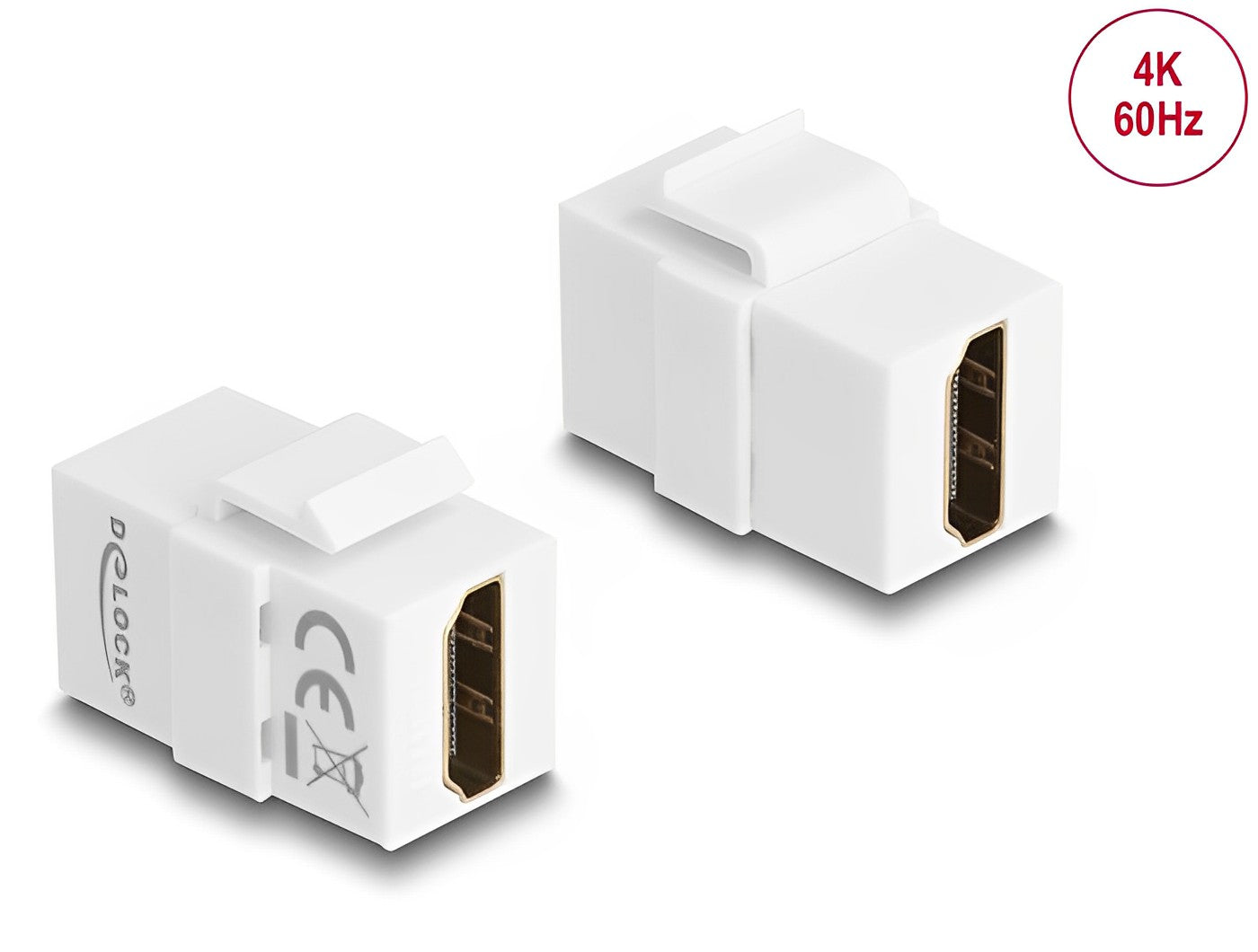 מתאם קיסטון HDMI 4K נ/נ - delock.israel