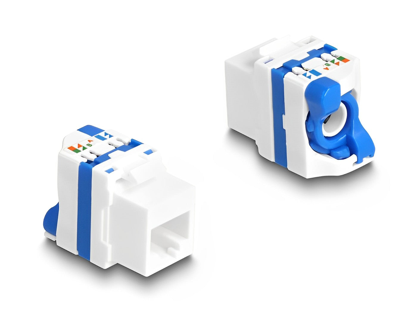 שקע קיסטון לא מסוכך RJ45 Cat.6A - delock.israel