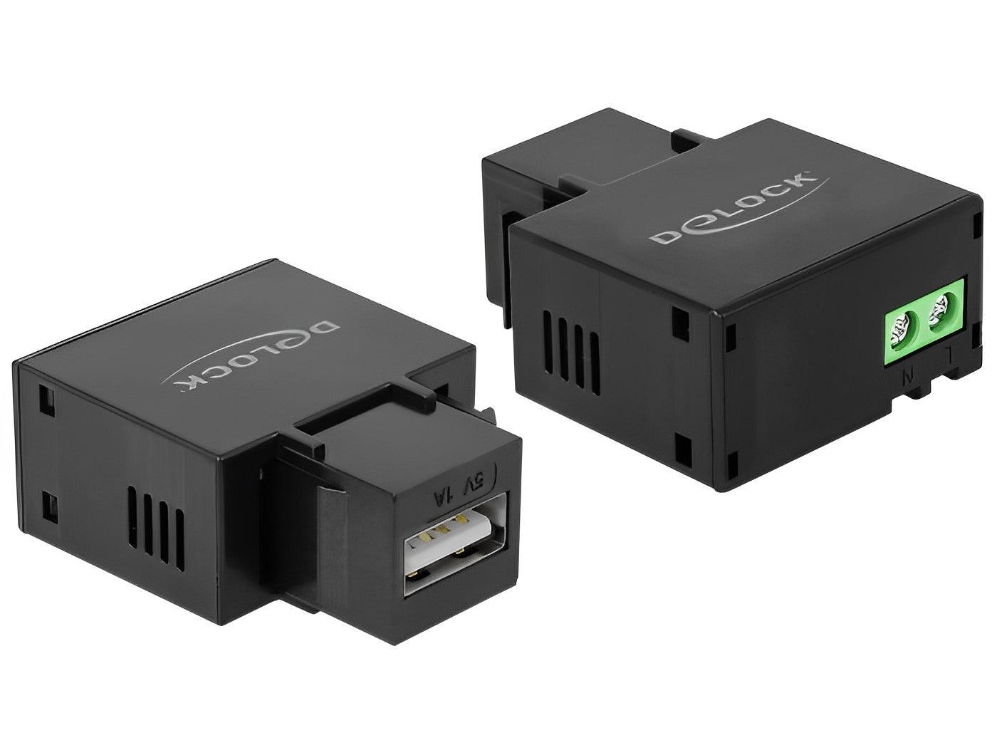 מתאם קיסטון USB-A Charging תומך 5 וולט 1 אמפר - delock.israel