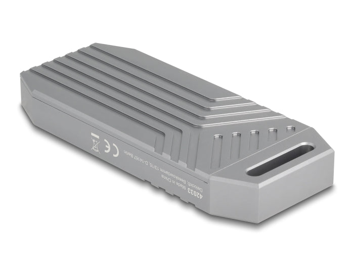 מארז מבית Delock גרמניה לכונן M.2 NVMe PCIe SSD עם חיבור USB Type-C 40Gbps ללא צורך בכלים - delock.israel