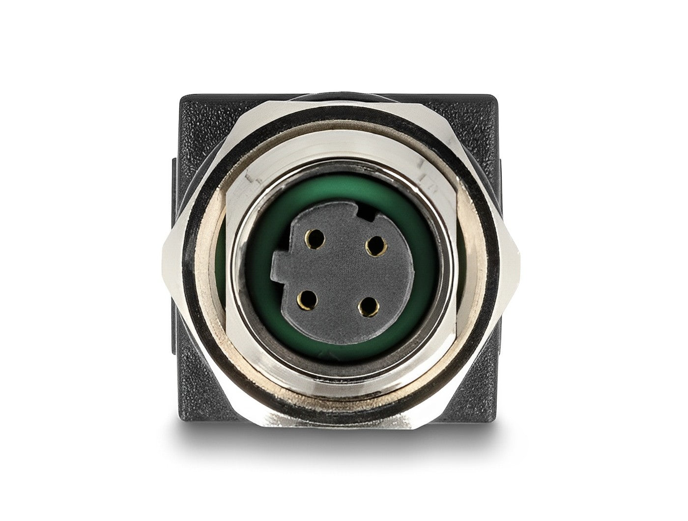מתאם M12 Cat.5e PROFINET שקע 4pin D-coded לשקע RJ45 - delock.israel