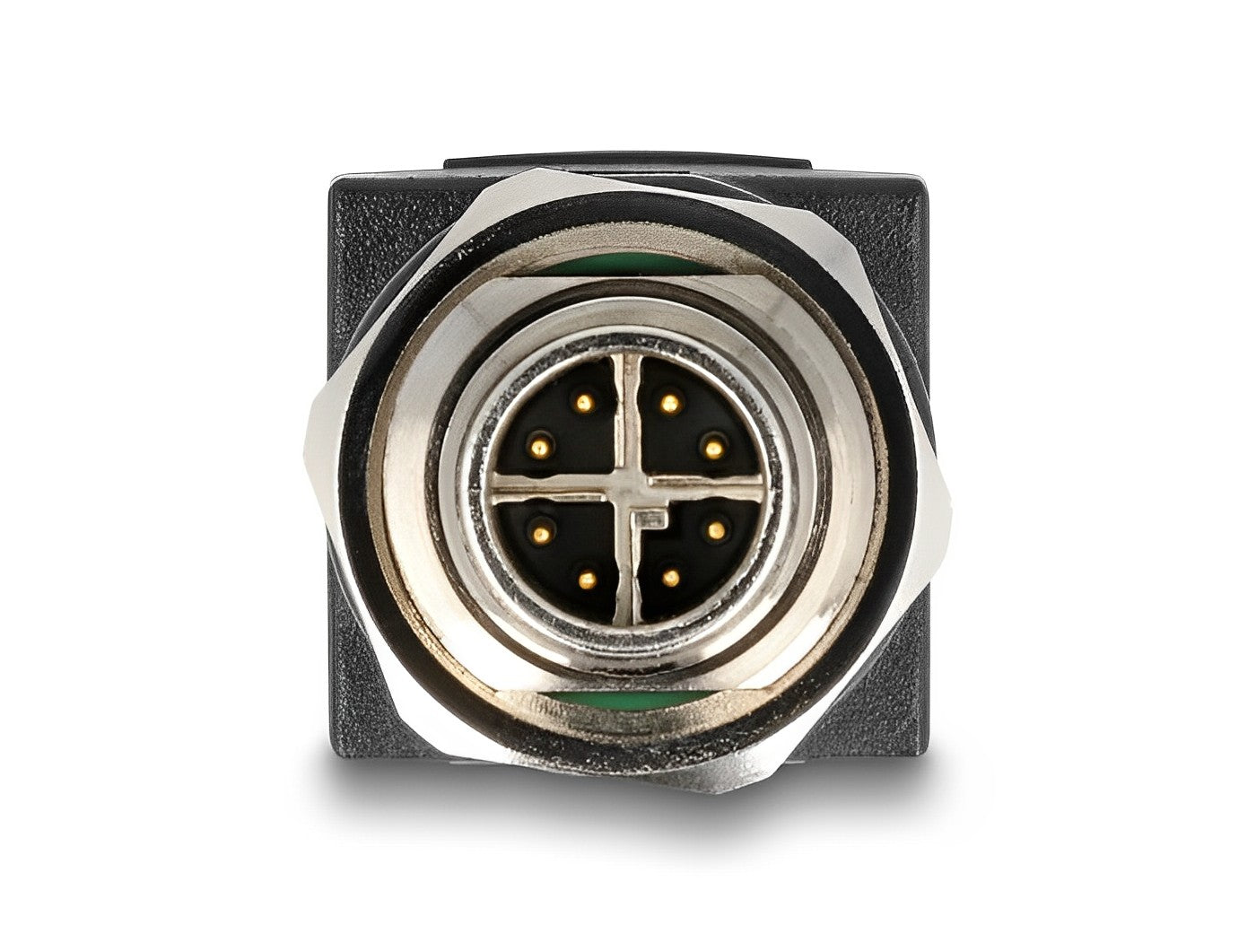 מתאם M12 Cat.6A PUR (TPU) תקע 8pin X-coded לשקע RJ45 - delock.israel