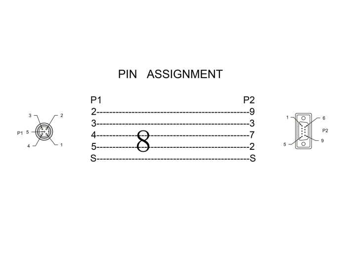 Delock M12 CAN Bus Cable A-coded 5 pin male to D-Sub 9 female 1 m - delock.israel