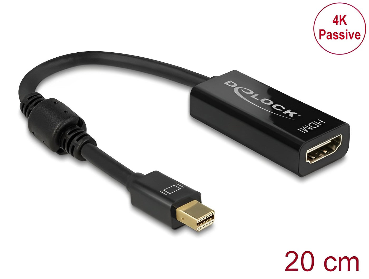 מתאם תצוגה מיני DisplayPort 1.2 לחיבור מסך HDMI 4K - delock.israel