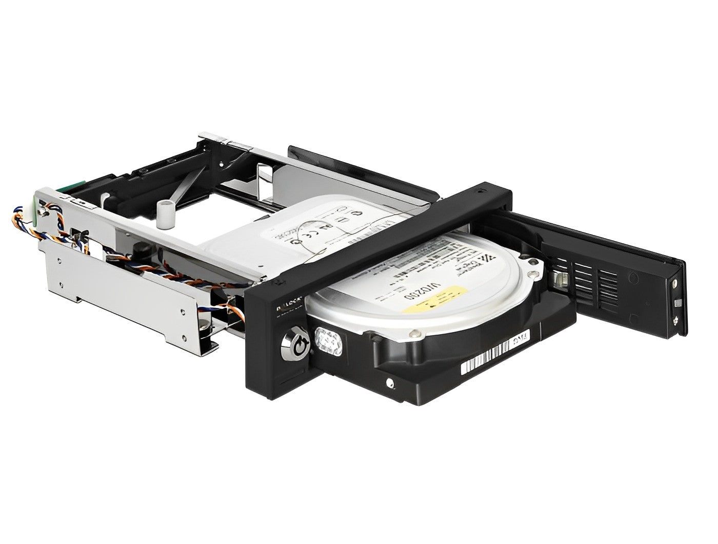 מגירה נשלפת 5.25″ עבור כונן דיסק 3.5″SATA HDD/SSD - delock.israel