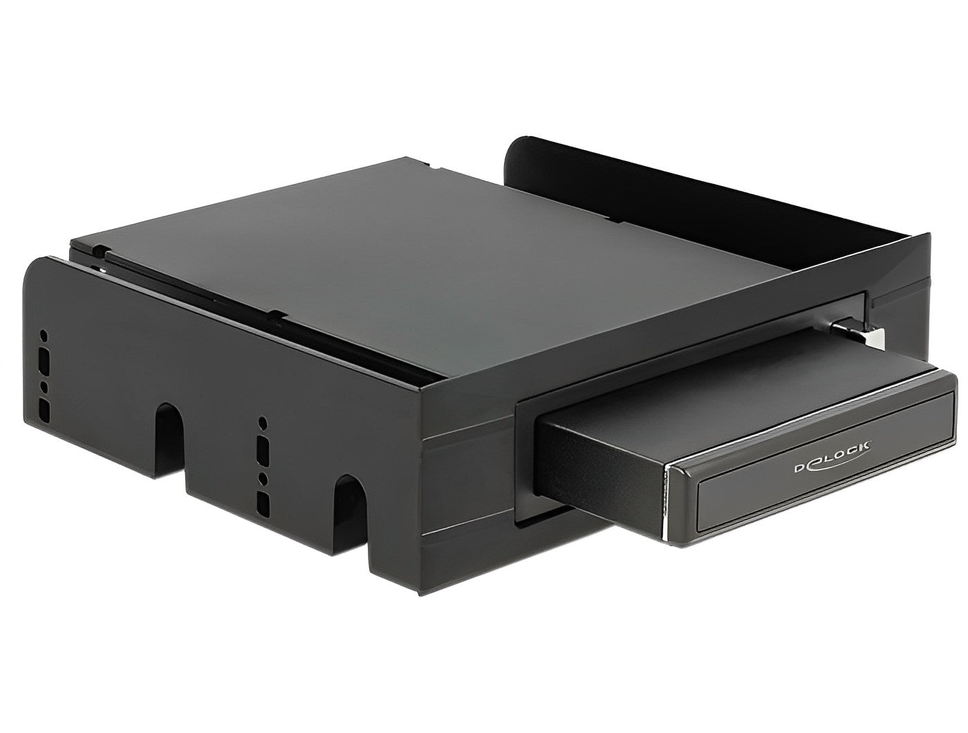 מגירה נשלפת 3.5″/5.25″ עבור כונן דיסק 2.5″SATA HDD / SSD - delock.israel