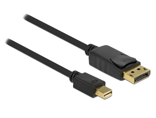 כבל DisplayPort 1.2 4K מבית Delock גרמניה מספק חיבור יציב ואיכותי בין מחשבים, מסכים, מקרנים או טלוויזיות