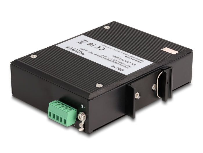 ממיר מדיה אופטי תעשייתי שקע SFP לשקע RJ45 תומך 1 גיגה - delock.israel