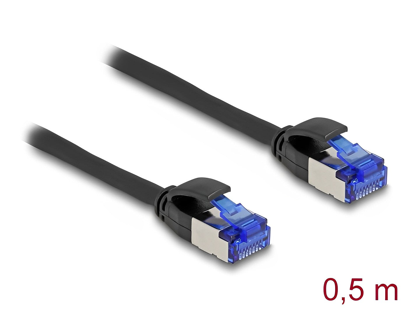 כבל רשת מסוכך RJ45 Cat.6A S/FTP Slim ז/ז - delock.israel