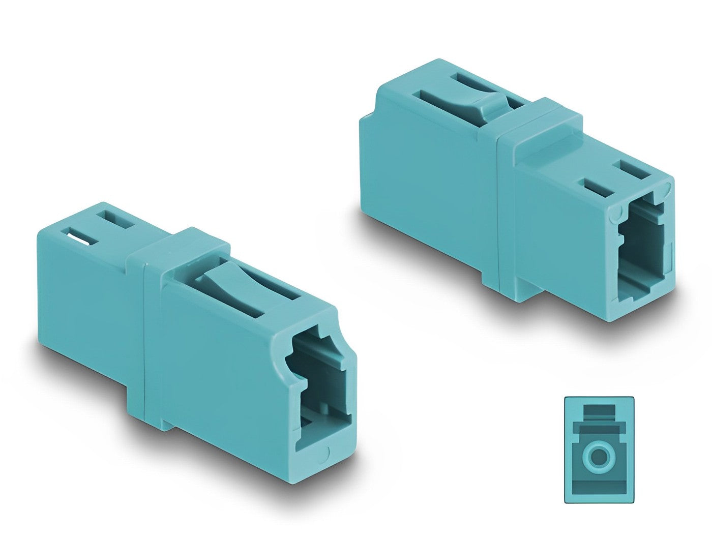 מופה לסיבים אופטיים LC Simplex multi-mode OM3 נ/נ - delock.israel