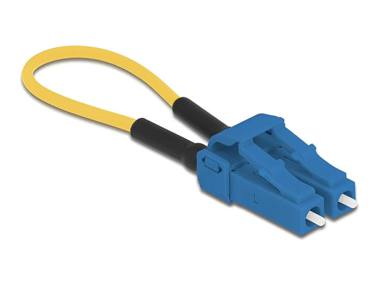 מתאם אופטי Loopback LC / UPC singlemode - delock.israel