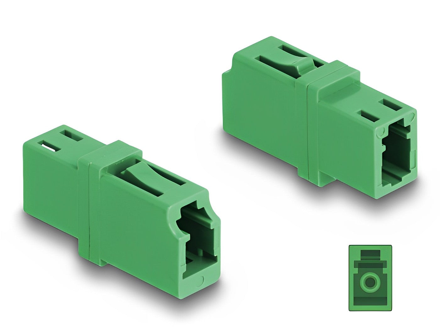 מופה לסיבים אופטיים LC Simplex single-mode APC נ/נ - delock.israel