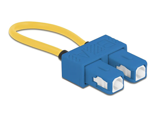 מתאם אופטי Loopback SC / UPC singlemode - delock.israel