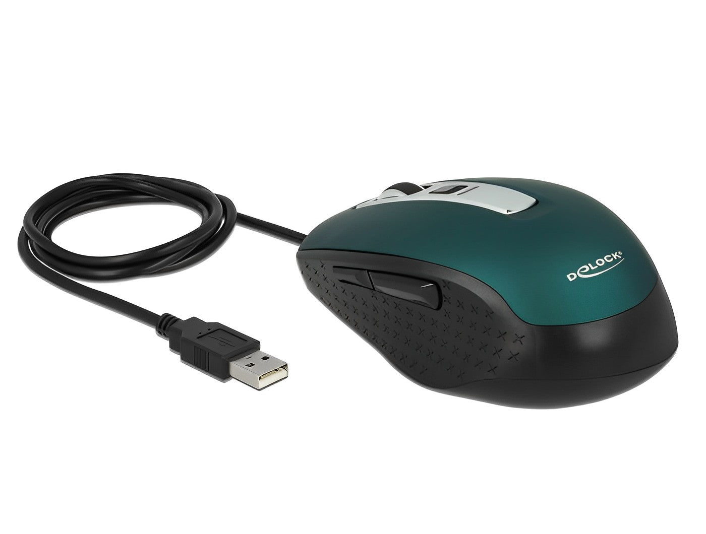 עכבר אופטי USB עם 5 לחצנים - delock.israel