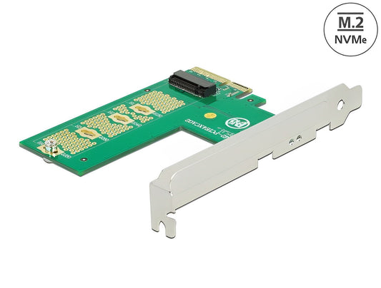 כרטיס PCI-E x4 Cross Format עבור כונן דיסק M.2 NVMe Key M - delock.israel