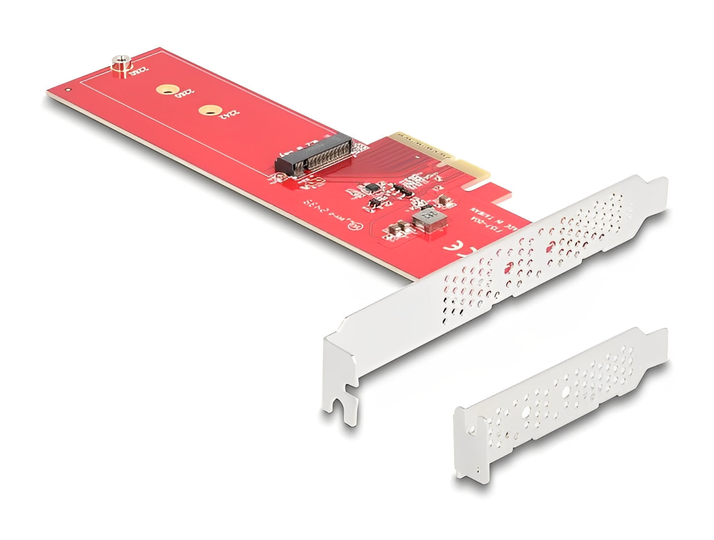 כרטיס PCI Express x4 מבית Delock גרמניה מאפשר להוסיף למחשב שולחני חיבור פנימי אחד לכונן M.2 בפורמט 2280, 2260 או 2242