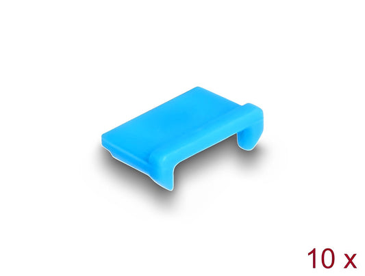חוסם ונועל שקע מיקרו USB סט 10 יח - delock.israel
