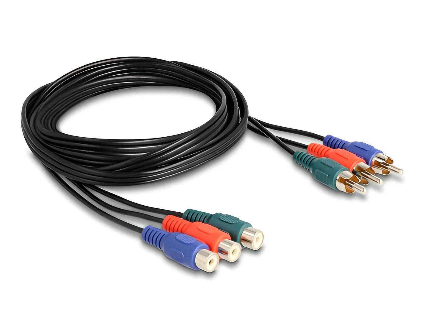 כבל מאריך וידאו 3 RCA RGB x ז/נ - delock.israel