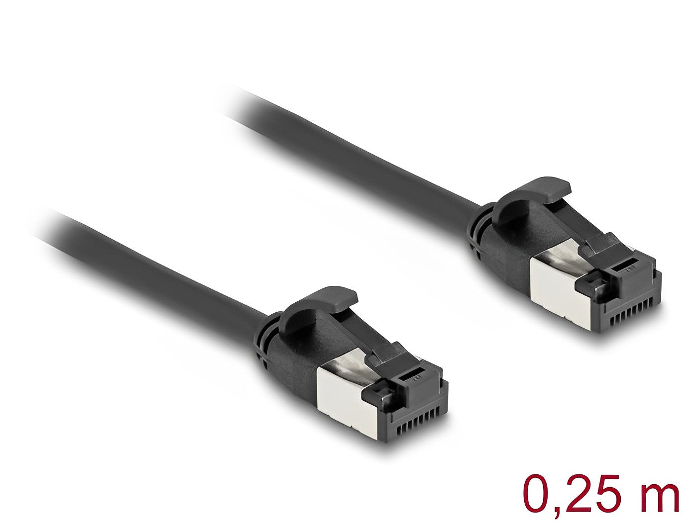 כבל רשת מסוכך RJ45 Cat.8.1 U/FTP flexible ז/ז - delock.israel
