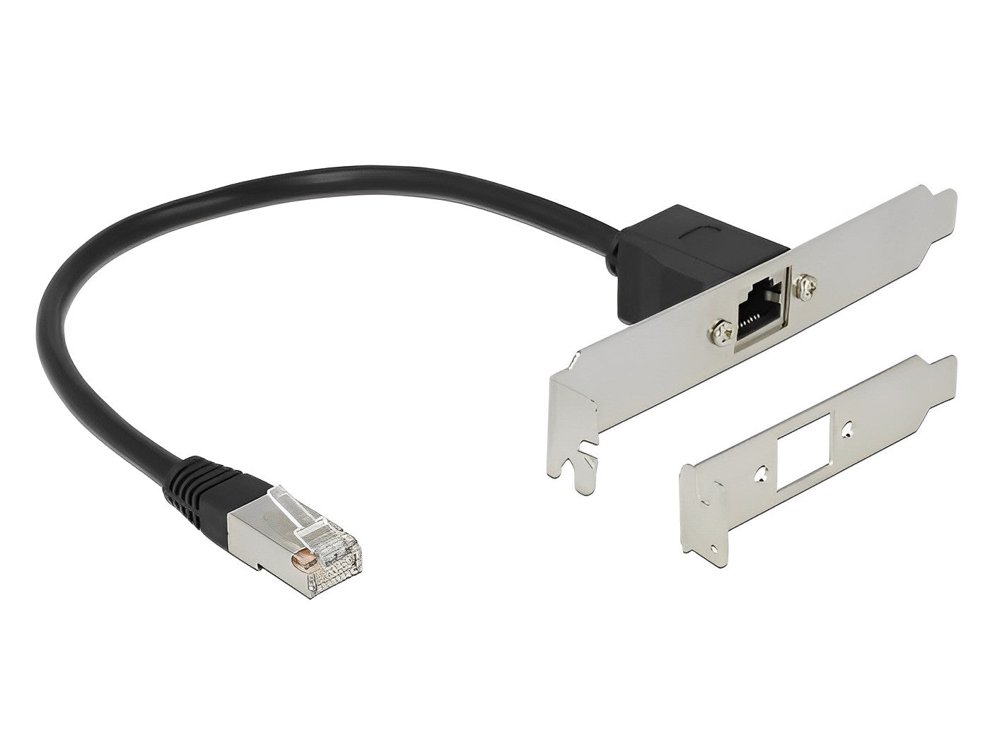 לוחית קצה RJ45 Cat.5e Standard / low profile - delock.israel