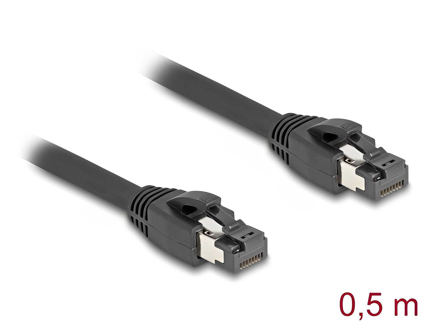 כבל רשת מסוכך RJ45 Cat.8.1 S/FTP GHMT Certified ז/ז תומך 40Gbps - delock.israel