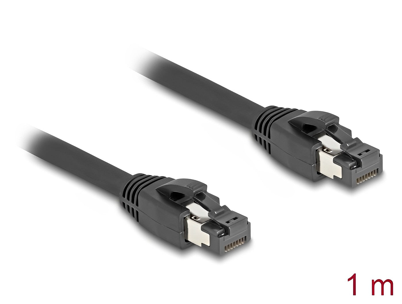 כבל רשת מסוכך RJ45 Cat.8.1 S/FTP GHMT Certified ז/ז תומך 40Gbps - delock.israel