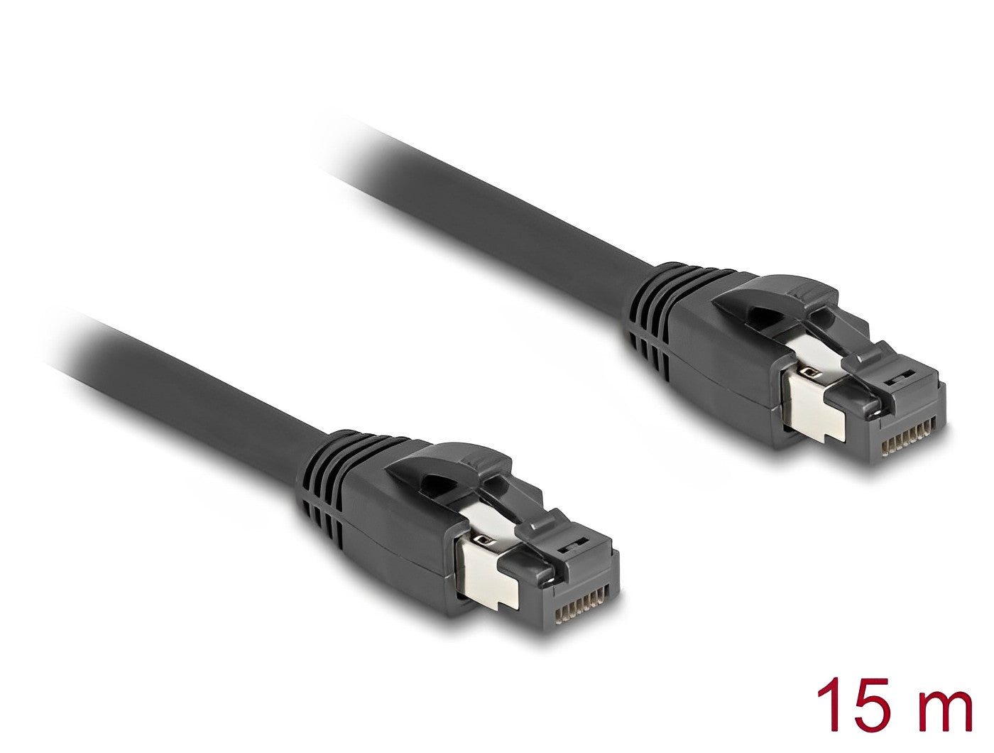 כבל רשת מסוכך RJ45 Cat.8.1 S/FTP GHMT Certified ז/ז תומך 40Gbps - delock.israel