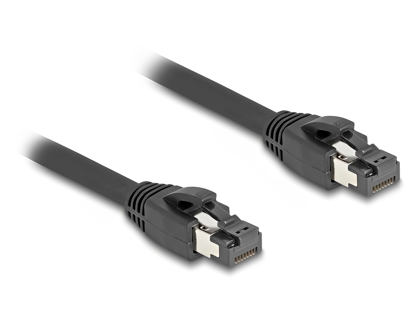 כבל רשת מסוכך RJ45 Cat.8.1 S/FTP GHMT Certified ז/ז תומך 40Gbps - delock.israel