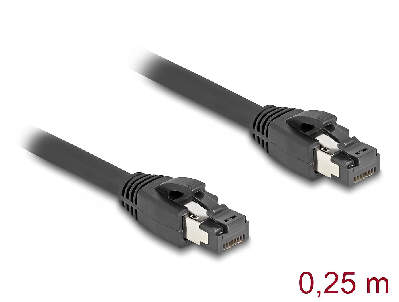 כבל רשת מסוכך RJ45 Cat.8.1 S/FTP GHMT Certified ז/ז תומך 40Gbps - delock.israel