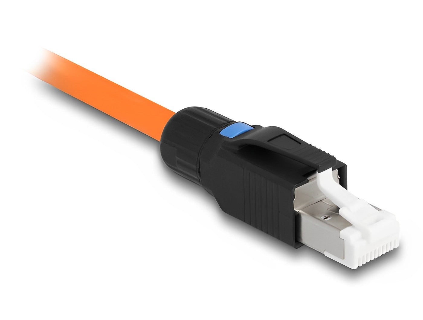 תקע רשת מסוכך RJ45 Cat.6A ללא כלי עבודה - delock.israel