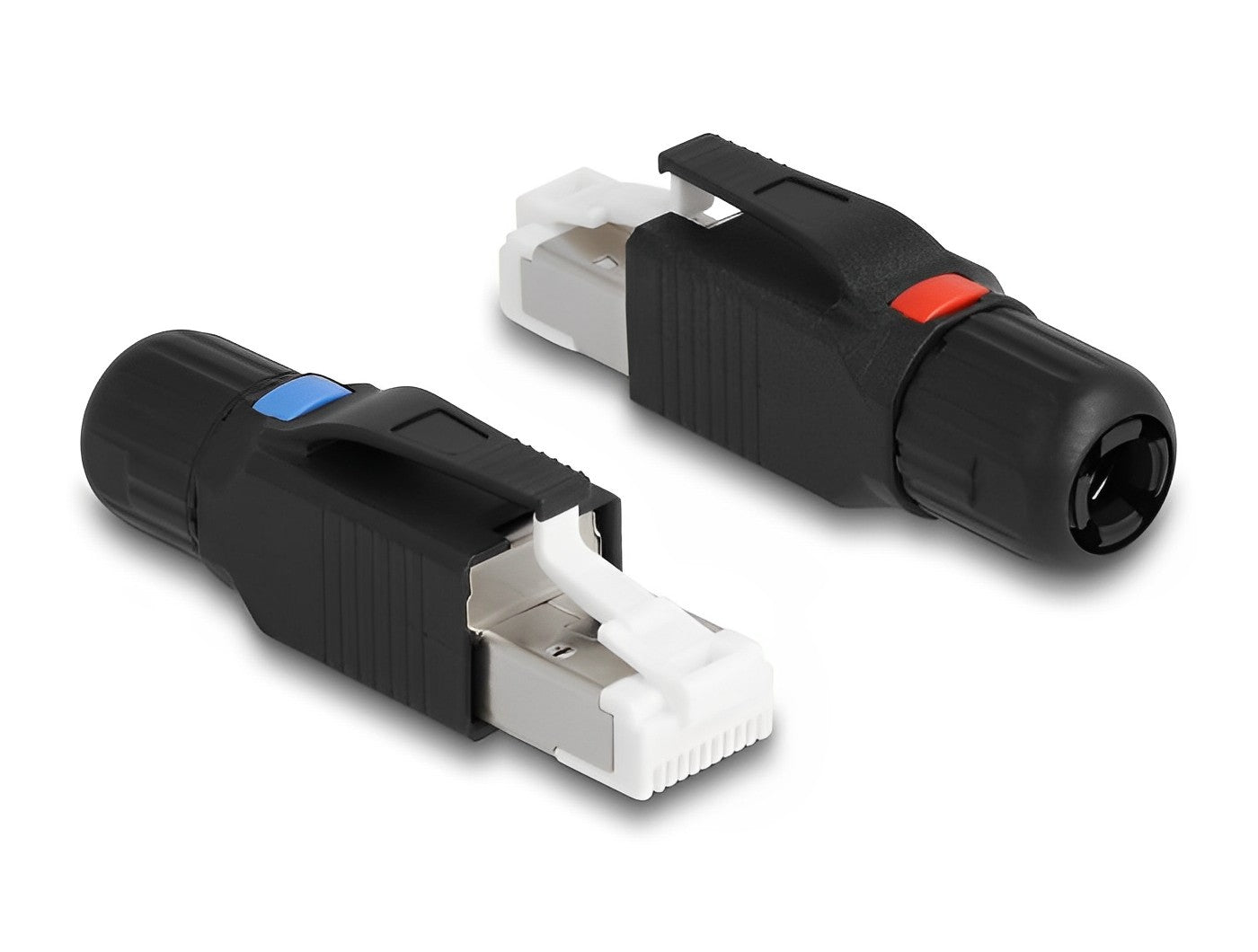 תקע רשת מסוכך RJ45 Cat.6A ללא כלי עבודה - delock.israel