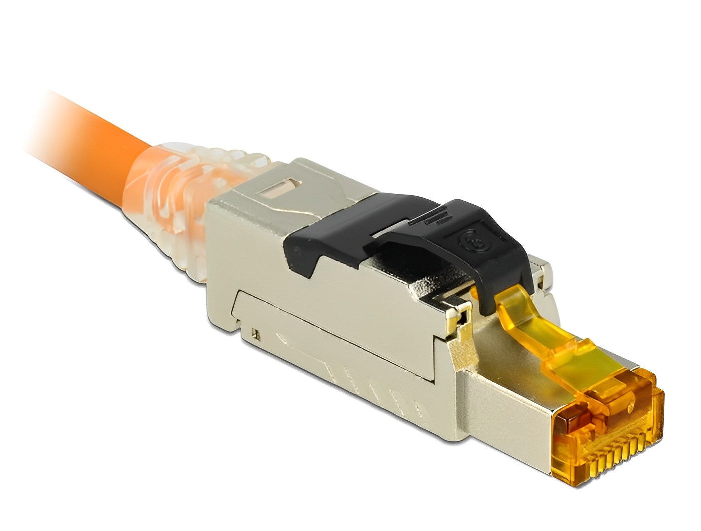 תקע רשת מסוכך GHMT Certified RJ45 Cat.8.1 ללא כלי עבודה - delock.israel
