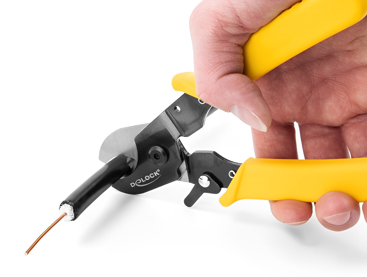 Delock Round Cable Scissors for cables up to 10.5 mm diameter - delock.israel