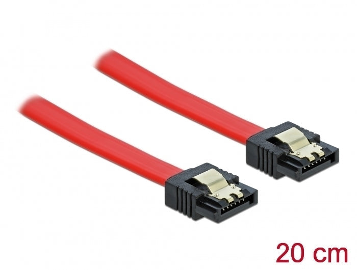 כבל SATA 6 Gb/s צבע אדום - delock.israel
