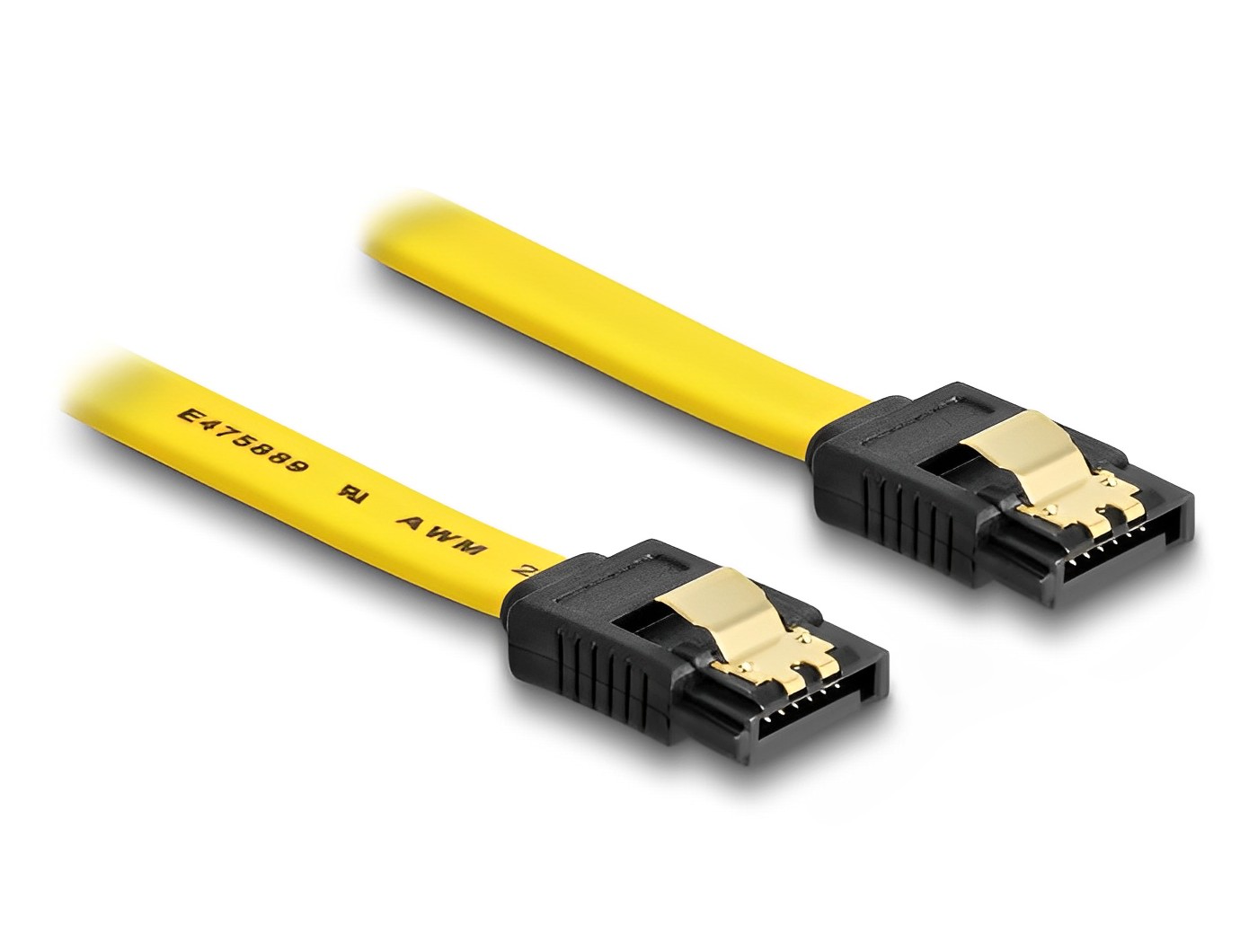 כבל SATA 6 Gb/s צבע צהוב - delock.israel