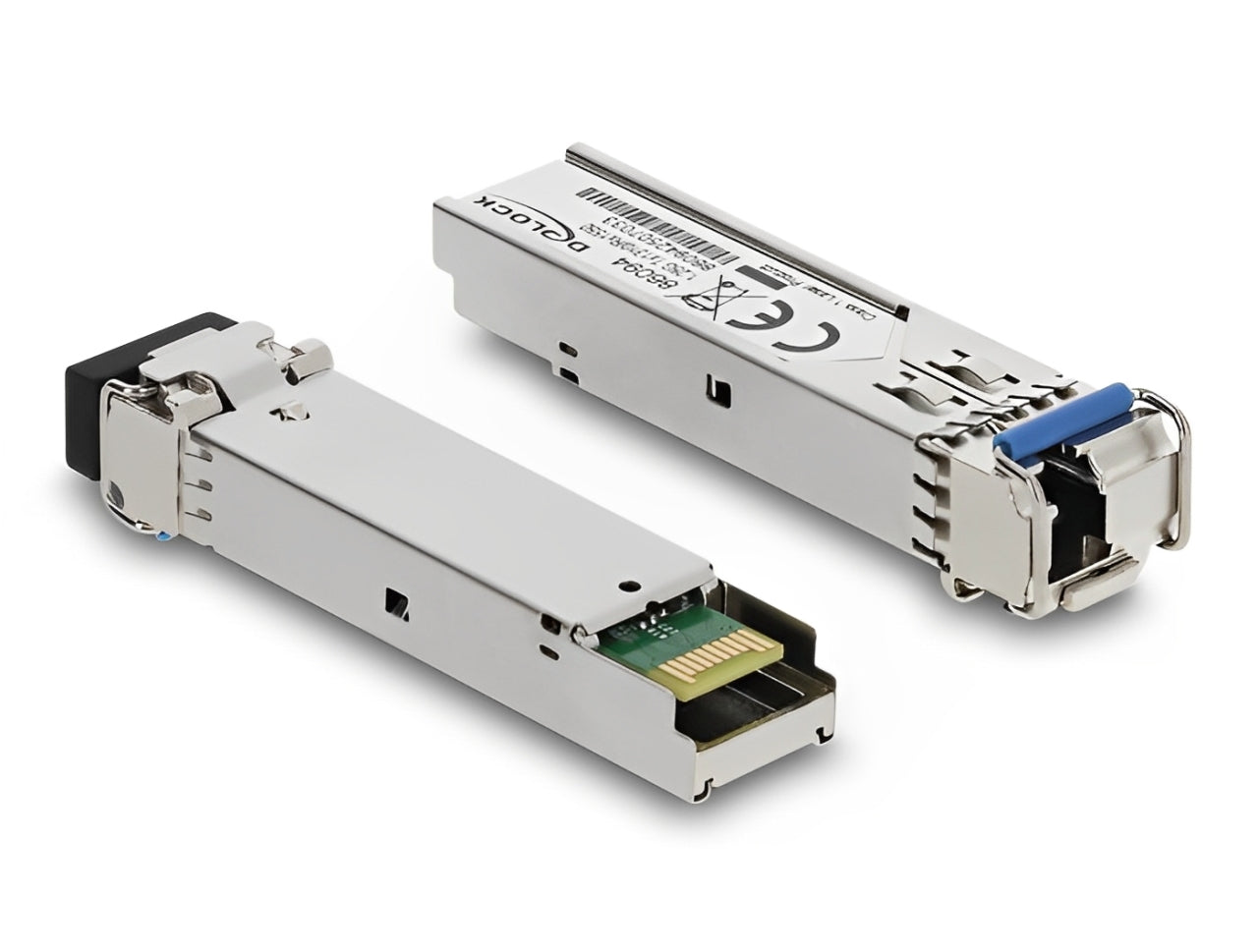 ג'יביק SFP מבית DELOCK גרמניה מאפשר להרחיב מתג Gigabit בעל חריץ SFP פנוי על ידי הוספת ממשק סיב אופטי