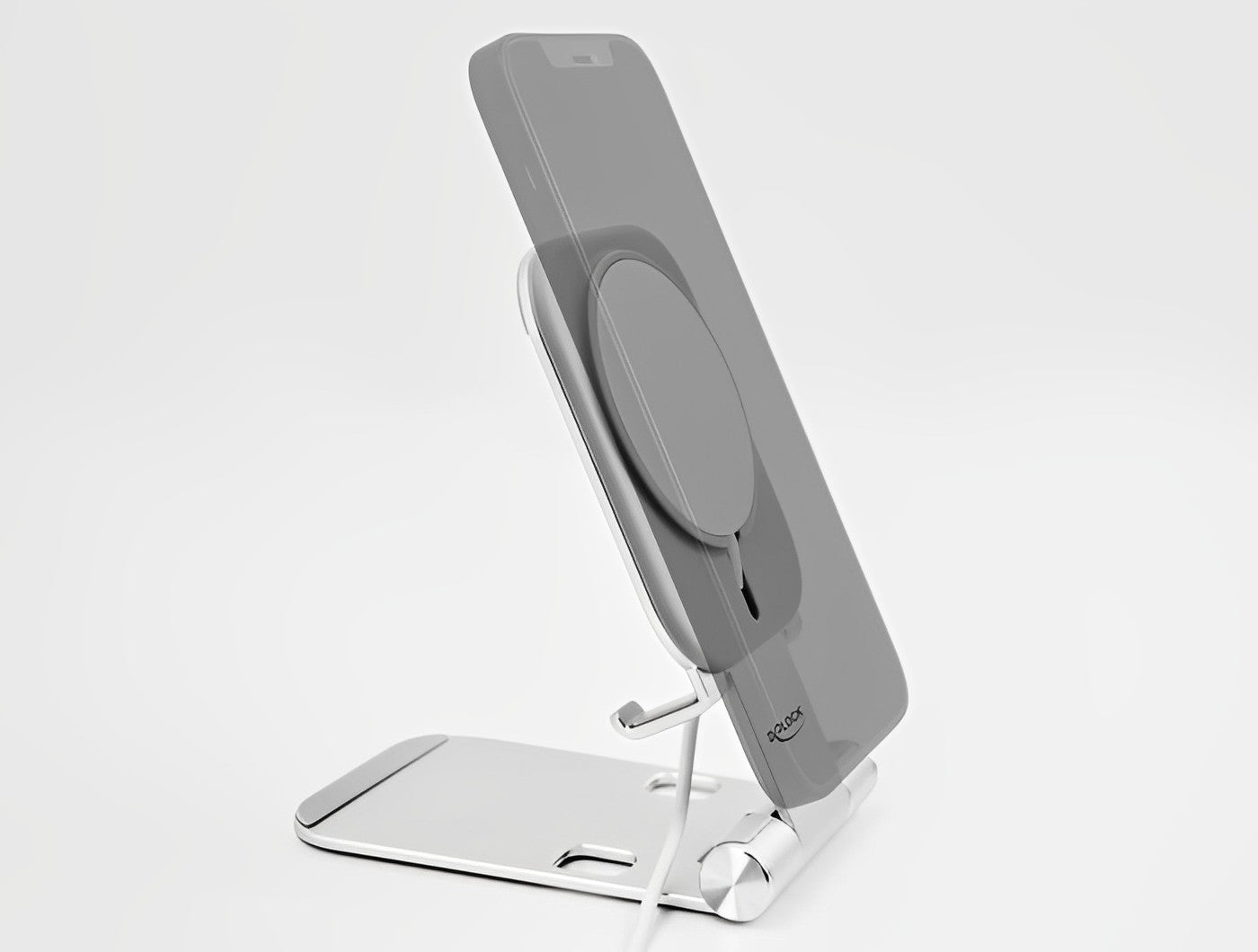 מעמד אלומיניום מתכוונן לסמארטפון עבור MagSafe - delock.israel