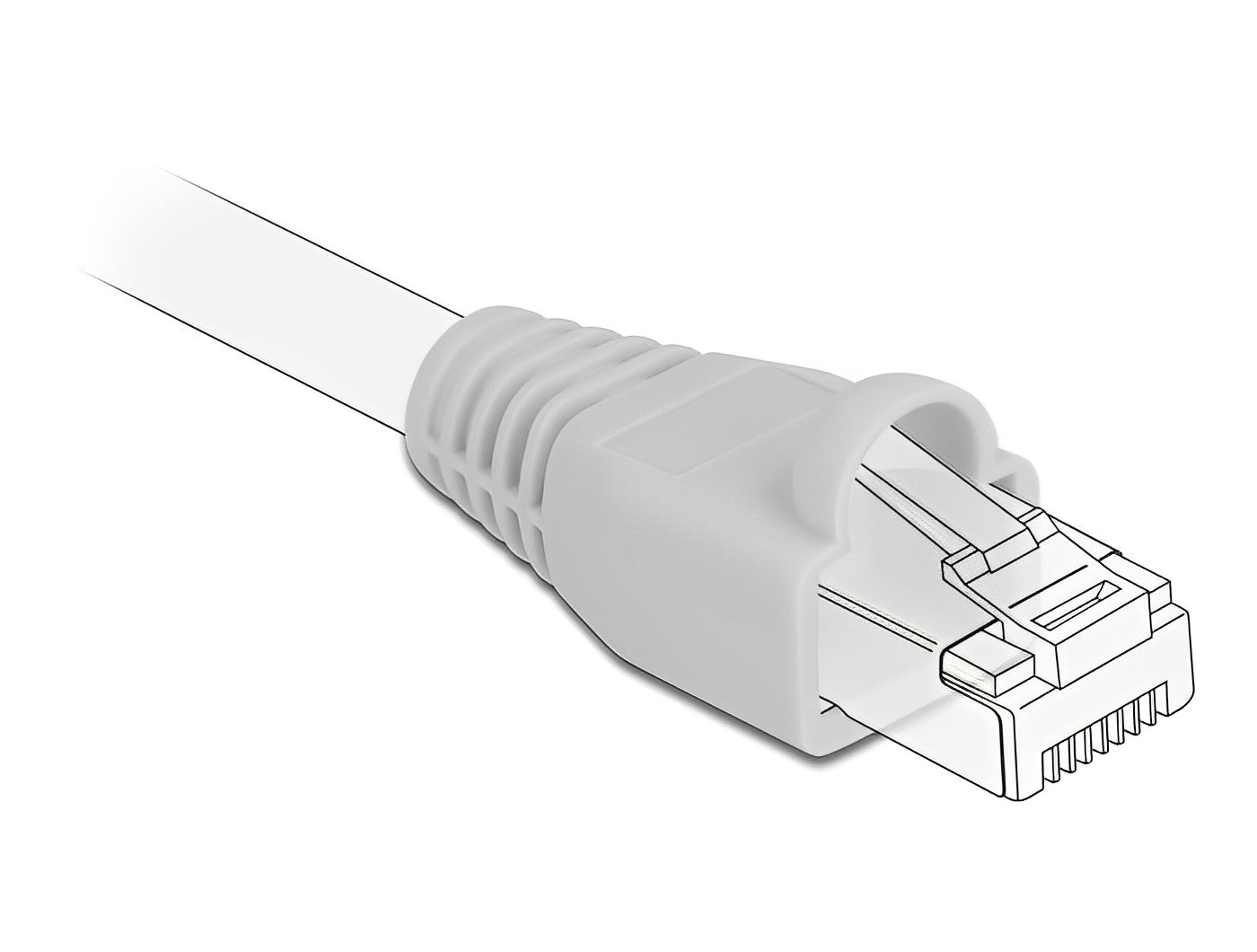כיסוי גומי עבור תקע רשת RJ45 - delock.israel