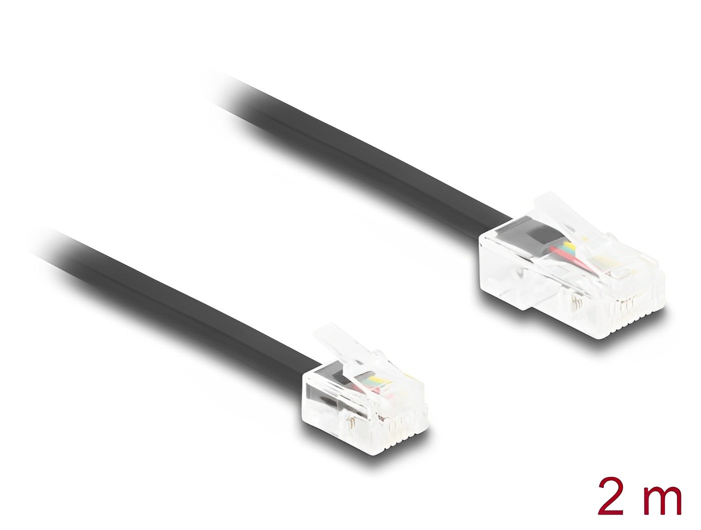 כבל טלפון חכם תקע RJ45 לתקע RJ11 - delock.israel