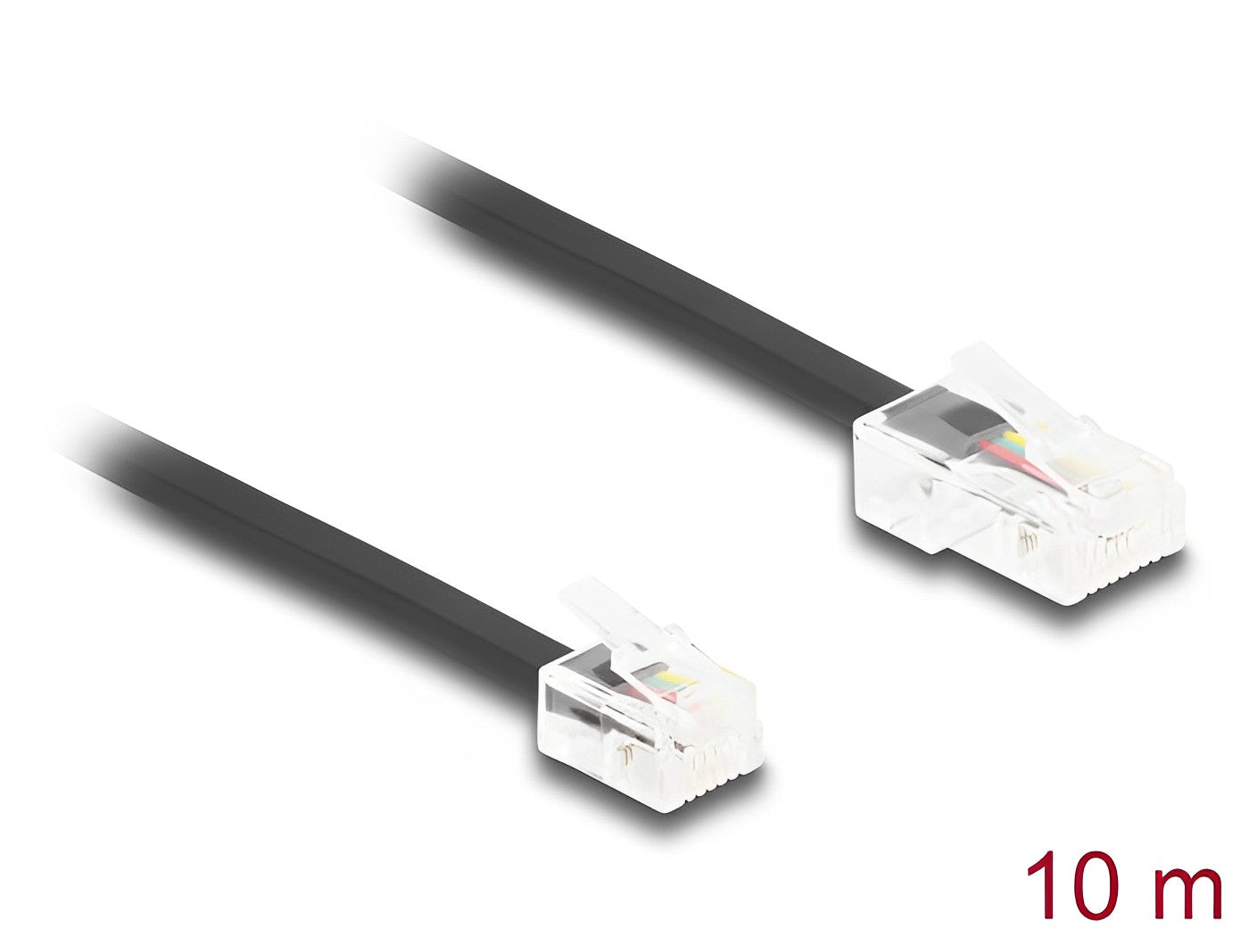 כבל טלפון חכם תקע RJ45 לתקע RJ11 - delock.israel
