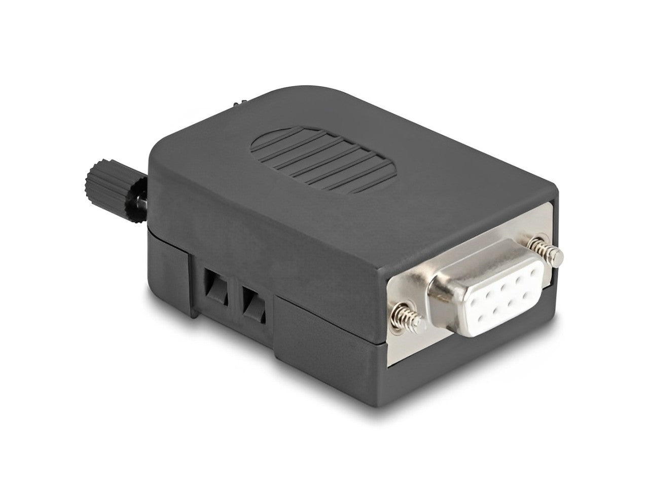 Delock Sub-D connector housing 9 pin serial made of plastic including terminal block Connector socket for RS-232/RS-485/CANBUS - delock.israel