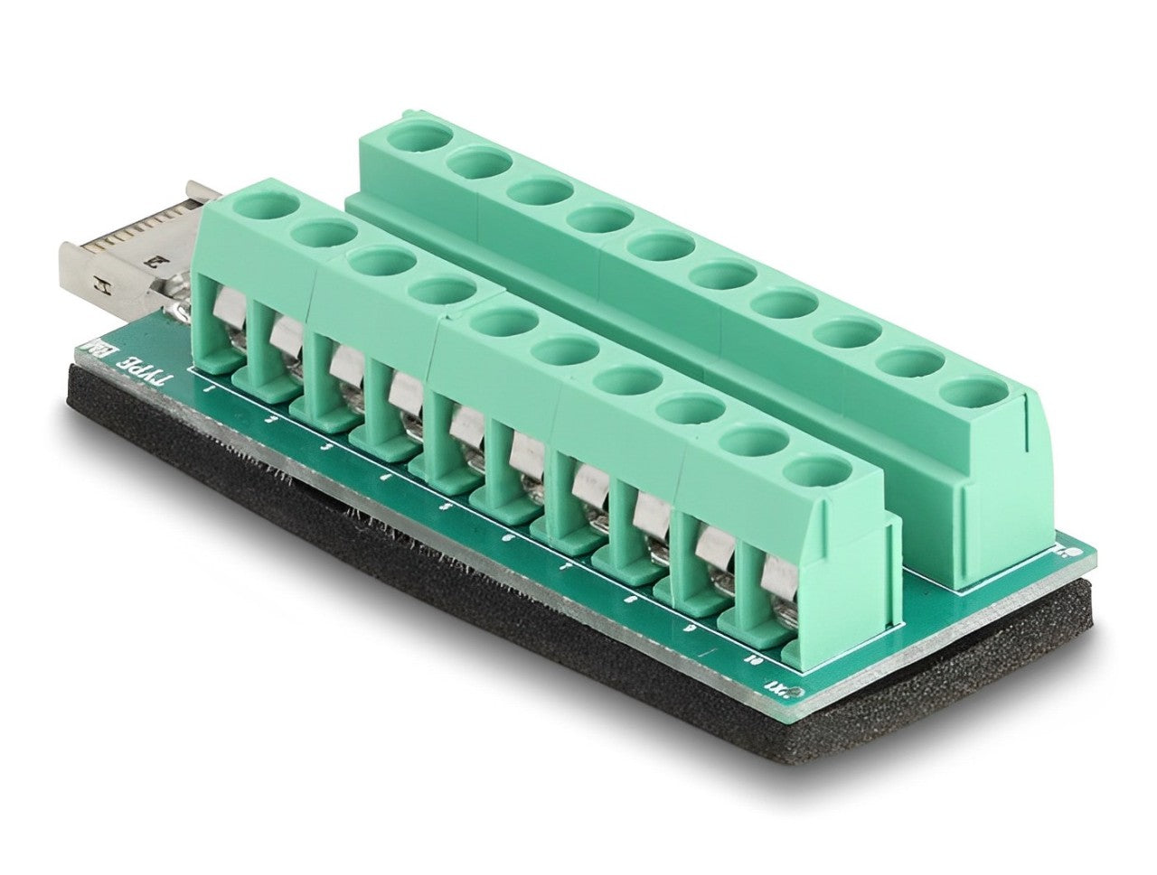 Delock USB Type-E Key A male to Terminal Block Adapter 20 pin - delock.israel
