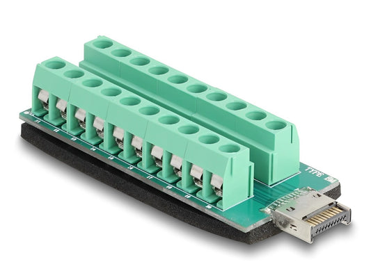 Delock USB Type-E Key A male to Terminal Block Adapter 20 pin - delock.israel