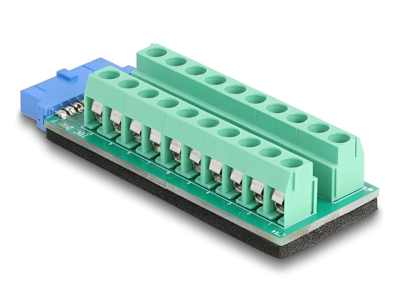Delock USB Pin header female to Terminal Block Adapter 20 pin - delock.israel
