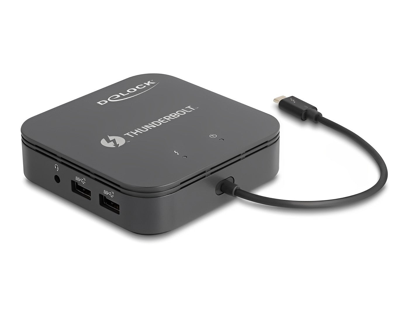 תחנת עגינה Thunderbolt™ 3 8K למחשב נייד עם חיבור ל-2 מסכים בו זמנית - delock.israel