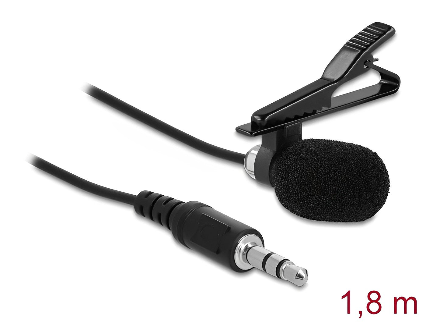 מיקרופון קליפס PL 3.5 מקצועי - delock.israel
